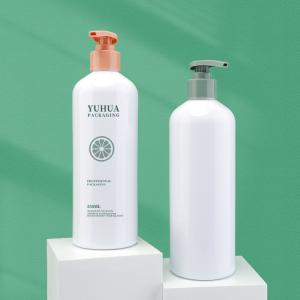 China 550ml PET Lotion Bottle Hot Stamping Logo Pump Dispenser wholesale