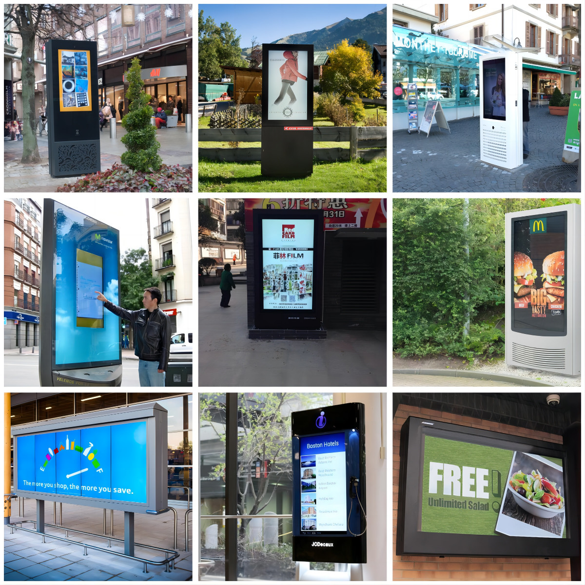 Samsung Floor Stand Digital Display Totem Touch Replacement LCD TV Screen Cutting-Edge Design
