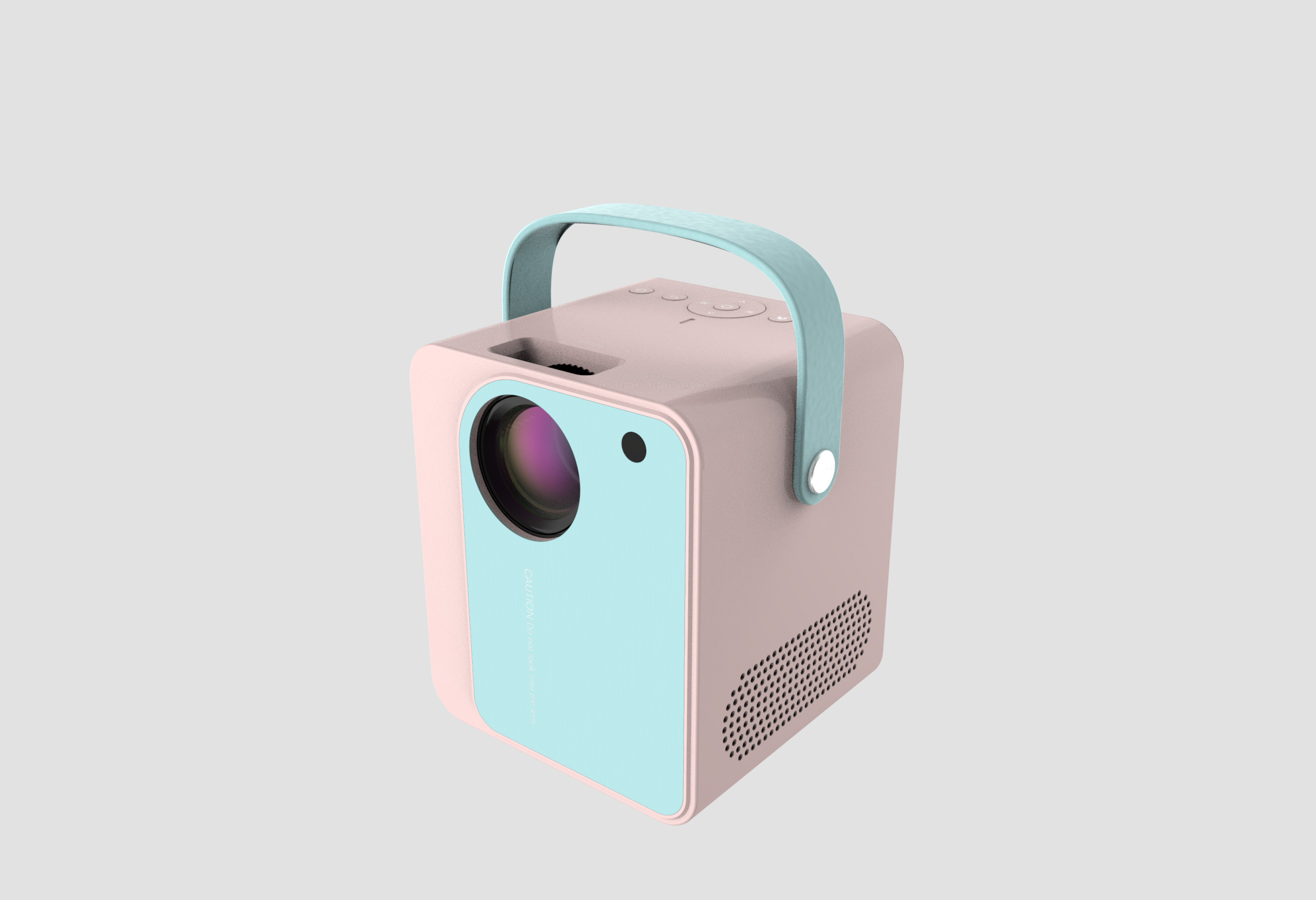 DLP LED Mini Home Theater Projector LCD With Android 9.0 OS Wireless 1024*600P