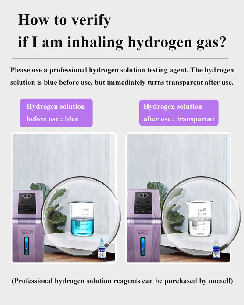 450W Home Use Hydrogen Inhalation Machine 99.999% Pure And 1800mL/Min