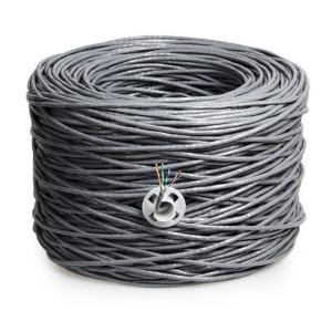 China Grey 23Awg CAT6 Network Cable 305M Roll 1000ft wholesale