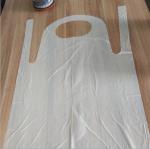 Restaurant Kitchen Biodegradable Disposable Aprons , PE CPE Blue Plastic Apron