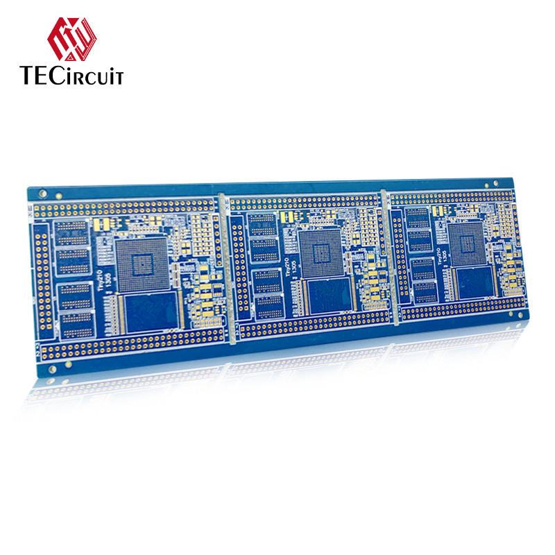 6 Layer FR4 High Frequency PCB Board Resin Plug Hole Electroplating Filling