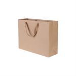 Practical Kraft Paper Shopping Bags , Brown Kraft Paper Bags For Any Celebratory
