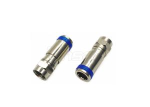 China RG59 RG58 Coaxial Cable Compression BNC Connector Nickel Plating wholesale