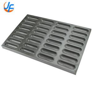 China RK Bakeware China-Silicone Glazed 32 Cups Hot Dog Bun Pan For Industrial Bakeries wholesale