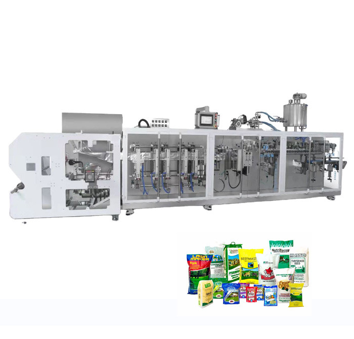Automatic 6500W Stand Up Pouch Packing Machine Porridge Doypack Filling Machine
