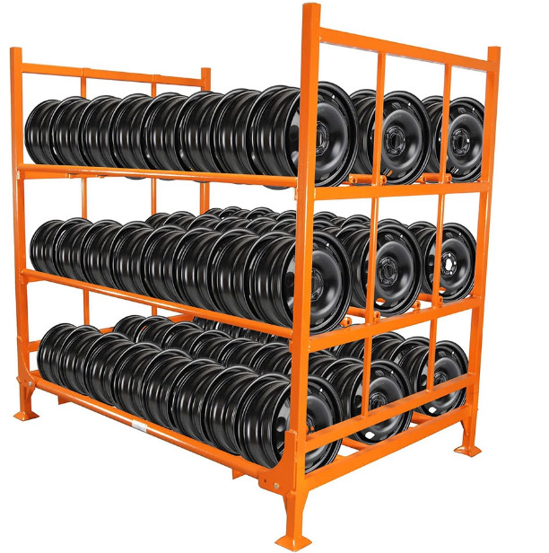 1000kg Capacity Steel Nestainer Storage Racks Rust / Corrosion Resistant Powder Coated Finish