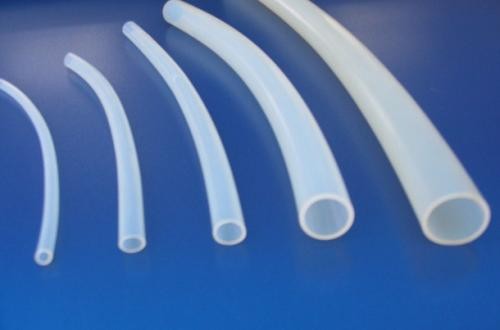 Extruded Clear Silicone Rubber Tubing , OEM Small Diameter Silicone Tubing