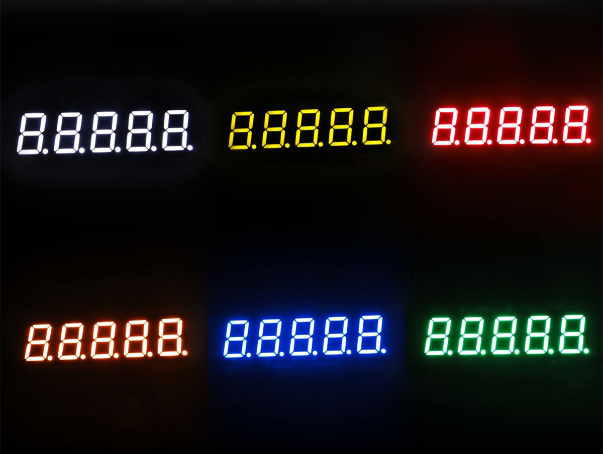 RGB Custom Seven Segment Hight Brightness 7 Segment LED Display For Household