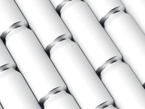 China 250ml Slim Aluminum Beverage Cans Cylinder Carving Ward Epoxy Base Coating wholesale