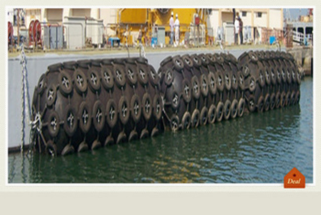 Reinforcement Layers Pneumatic Rubber Fender Black Ship Quay ISO17357