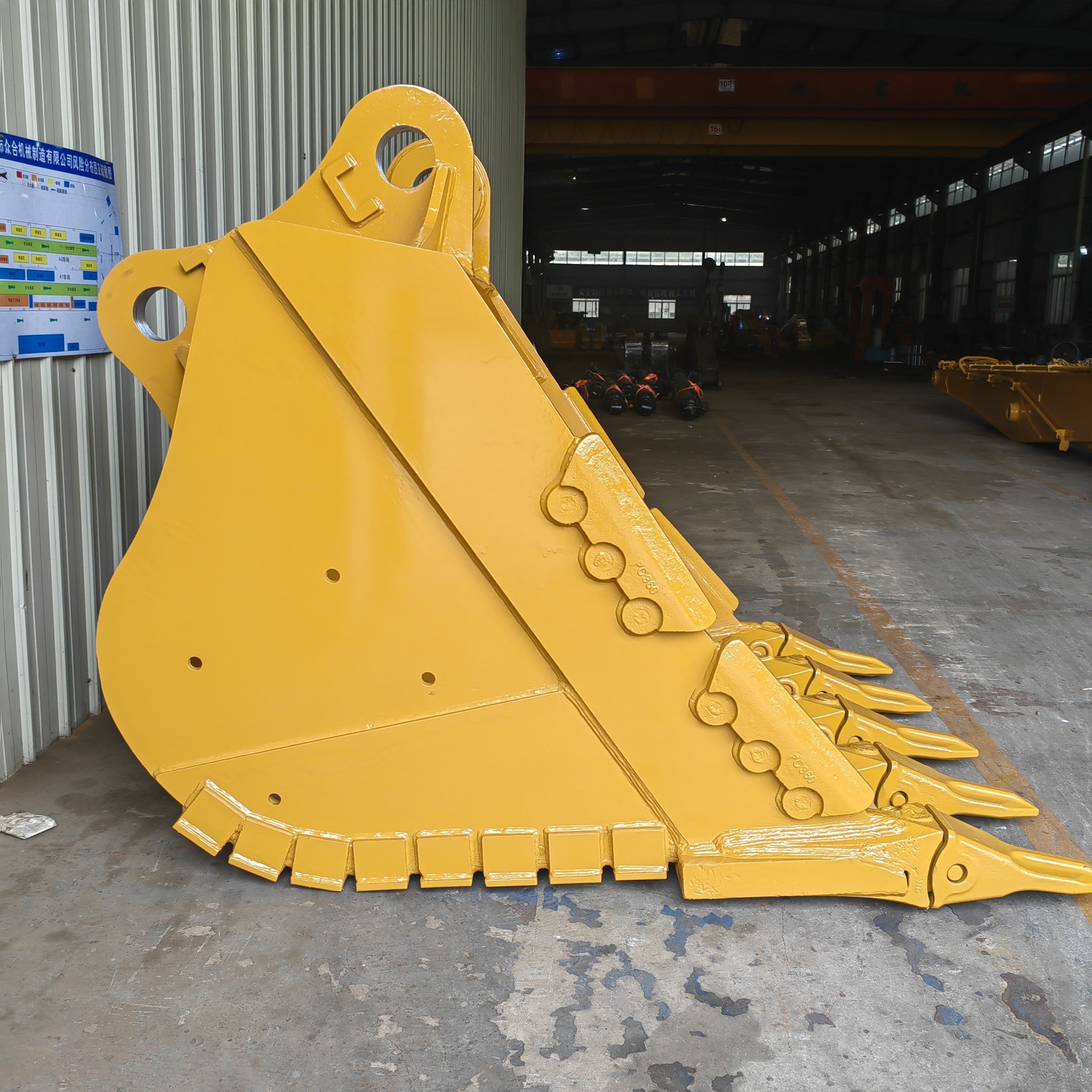 SK200 Excavator Bucket For Long Reach Boom Arm Use CAT320D ZX200