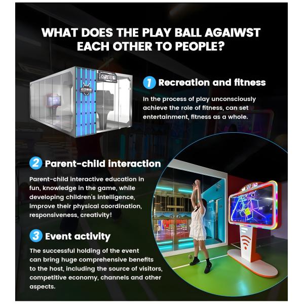 Multi-Player Ball Game In Which Players Compete Against Each Other By Hitting Targets