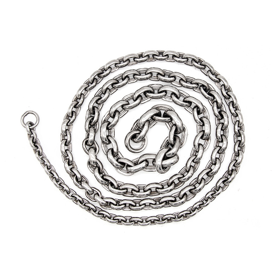 304 / 316 Stainless Steel Oval Link Chain / Ss Chain durability