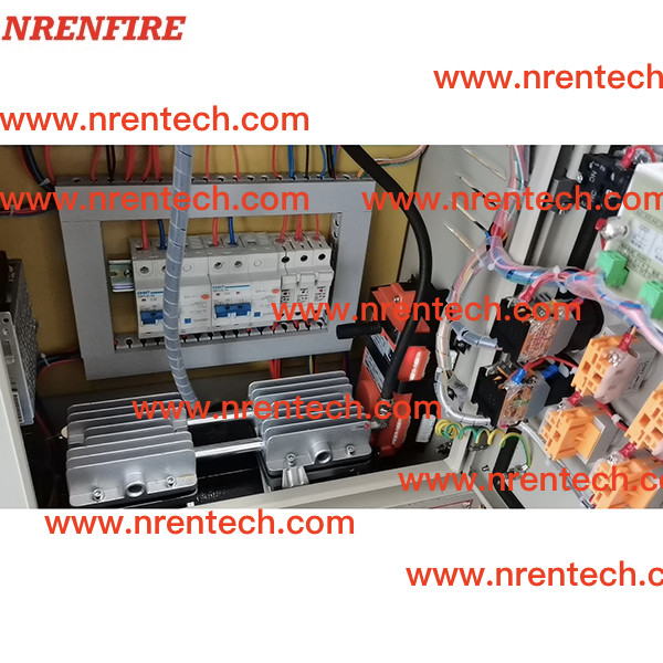 6m pneumatic telescopic mast lighting tower 4x180W LED lights- fire tender mounted telescopic mast light