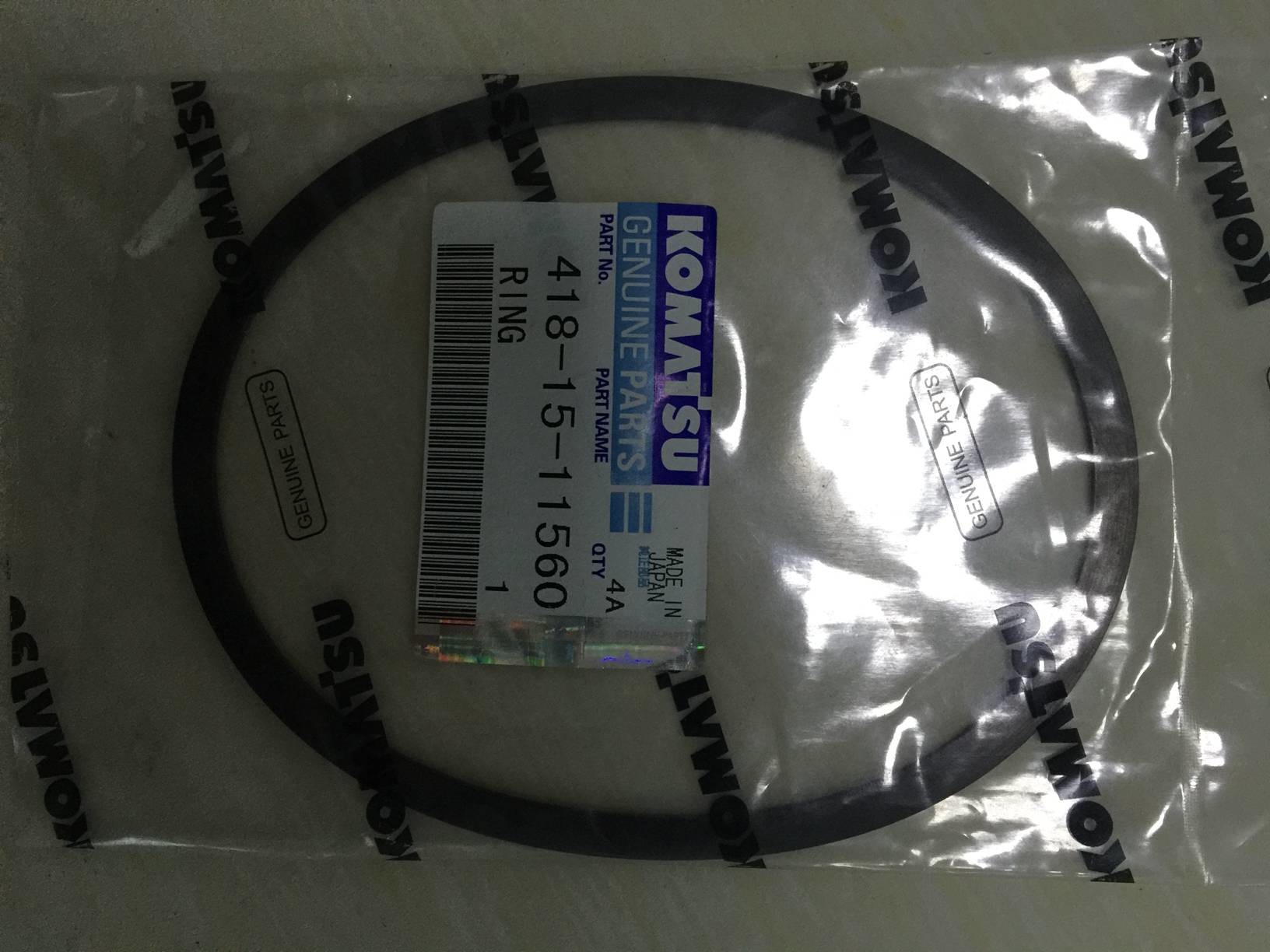 part No. :418-15-11560 O-RING use for komatsu WA200 WA250 TRANSMISSION REVERSE CLUTCH