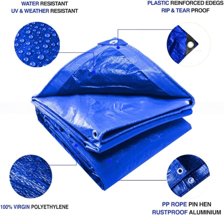 Customized Color Waterproof PE Tarpaulin for Truck Tent Cover Heavy Duty Material