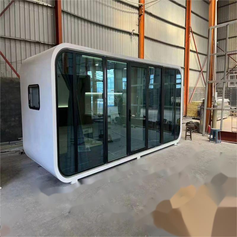 Pod Apple Cabin Customization Size Villa Luxury Modular Home Container Steel Residential
