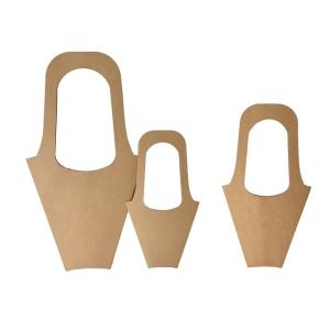 China Bouquets Wrapping Brown Paper Bag Flowers Mother's Day Gift wholesale