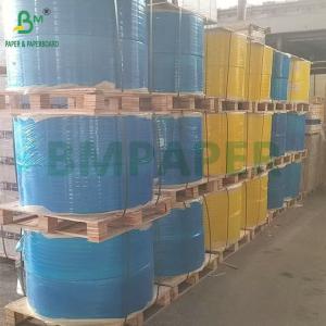 China 180gram 220gram Blue Yellow Colored Bond Paper For Normal Printing 70 x 100cm wholesale