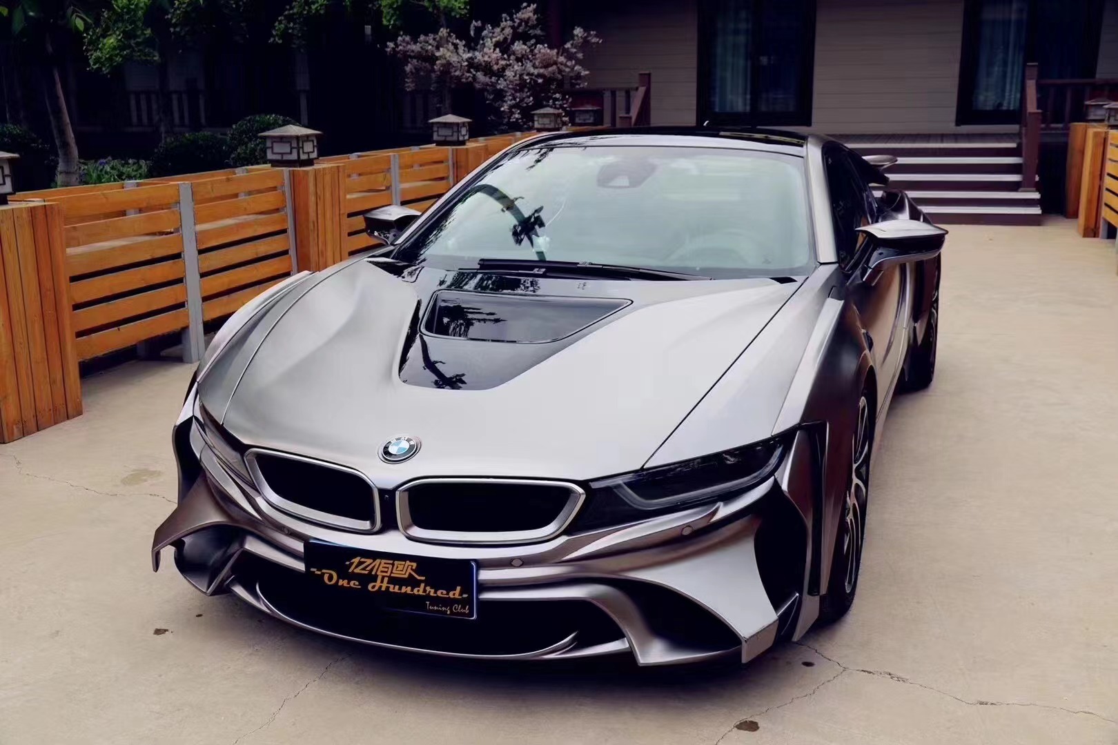 For BMW I8 Carbon Fiber Body Kit I8 Upgrade Energy-style Front and Rear Bumper Spoiler Widebody Kit