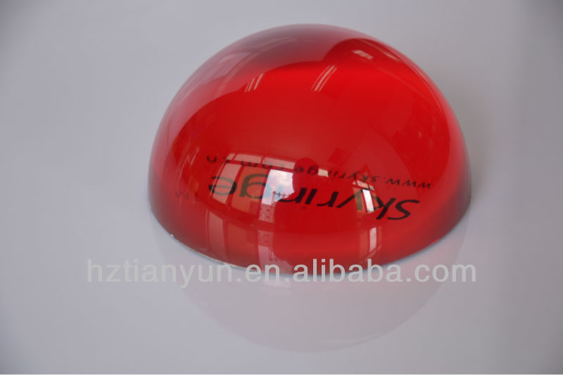 Clear Acrylic Hemisphere , Customized Acrylic Half Sphere