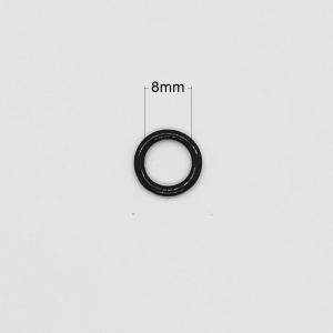 China Eco Friendly 8mm Bra Strap Rings And Sliders , Nylon Coated Metal Lingerie Buckles wholesale