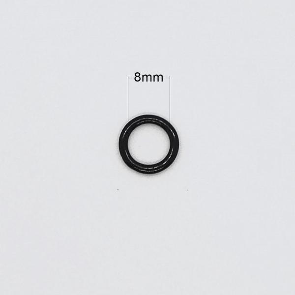 Eco Friendly 8mm Bra Strap Rings And Sliders , Nylon Coated Metal Lingerie
