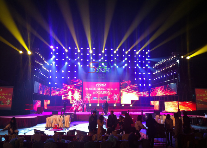 Outside Stage LED Screens High Brightness Waterproof LED display Asynchronous