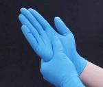 FDA approved medical blue examination powder free disposable nitrile gloves