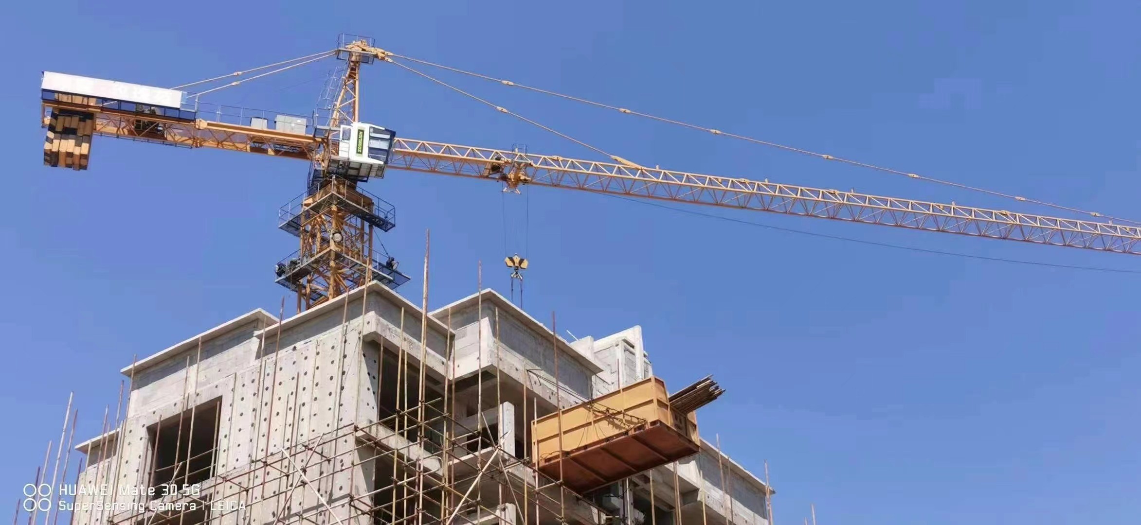 2018 2019 2020 Zoomlion Used 6513-8 Tower Crane with 8t Max Load