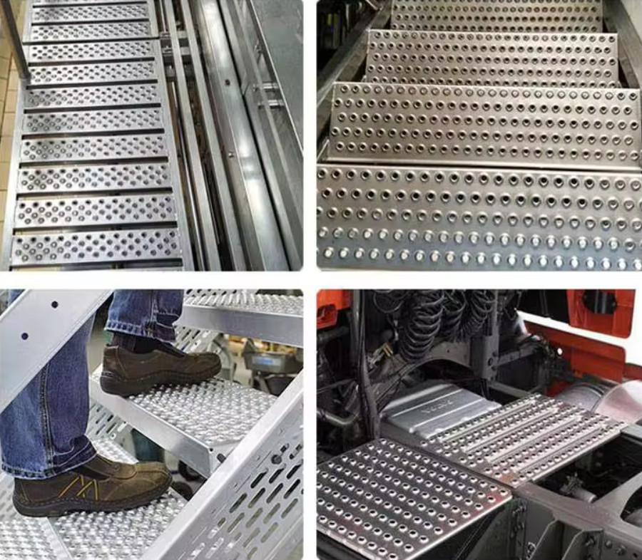 Traction Crocodile Mouth Anti Slide Plate Anti Skid Metal Plate For Stairs And Floors
