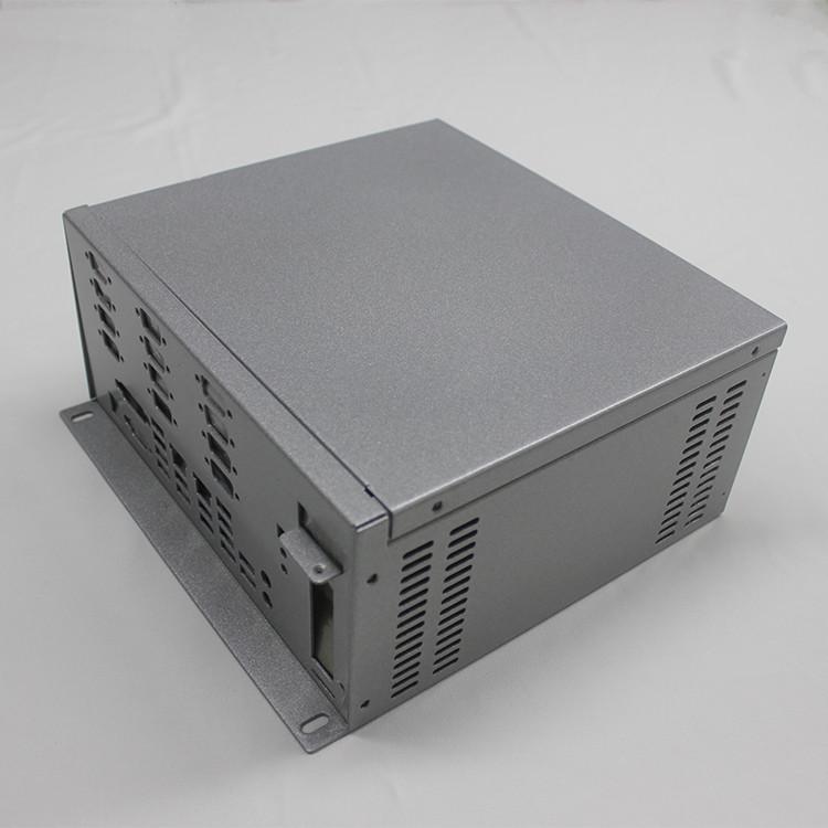 Anti Corrosion Precision Sheet Metal Parts , Painting Grey Extruded Aluminium Housing