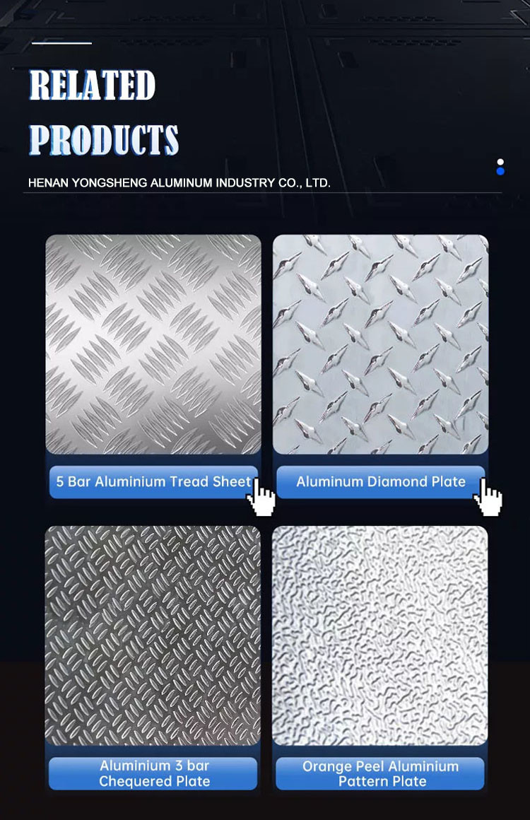 5 Bar Aluminium Checker Plate Pattern Aluminum Plate AA1100 Aluminum Checkered Plate for Elevator Floor