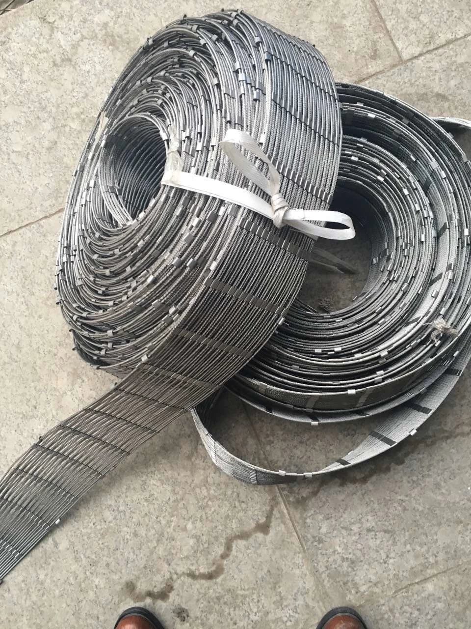 balustrade fencing/stainless steel wire rope mesh AISI 304 Materials