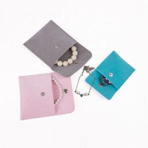 China Custom Logo Printed Microfiber Jewellery Pouch Eco Friendly Jewelry Bags wholesale