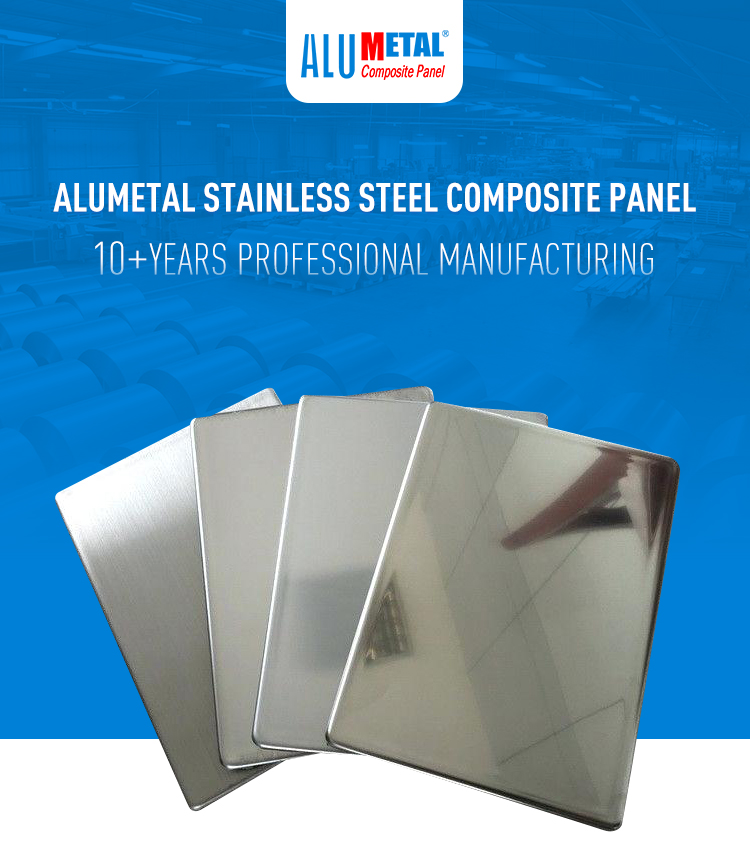Alumetal wood grain stainless steel sheet aluminum composite material panel plastik acp panel