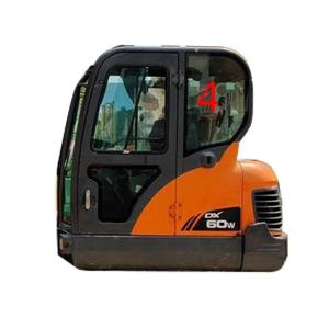 China DX60-9 DX70 DOOSAN Glass Left Door Rear Position NO.4 wholesale