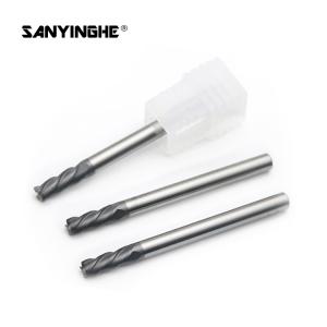 China 3mm 4mm Carbide Corner Radius End Mill High Speed Cutting Tool wholesale