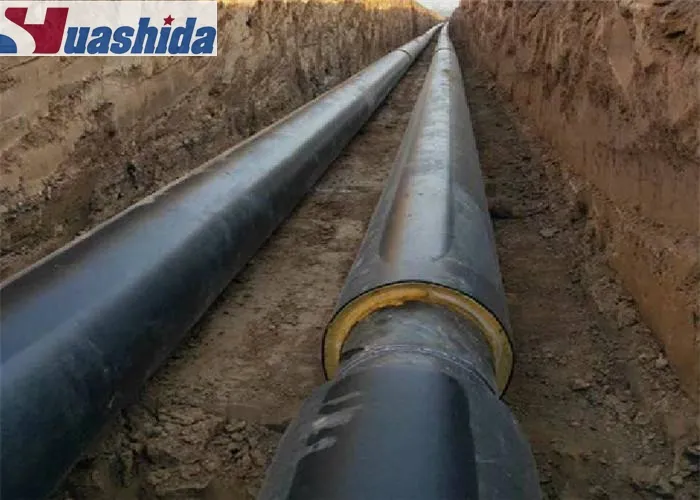 Dia 110-560mm PU Foam Pre-Insulated Pipe HDPE Jacket Pipe Production Line