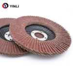 4.5 Inch 115MM 80 Grit Aluminum Oxide Flap Disc Fiberglass Backing