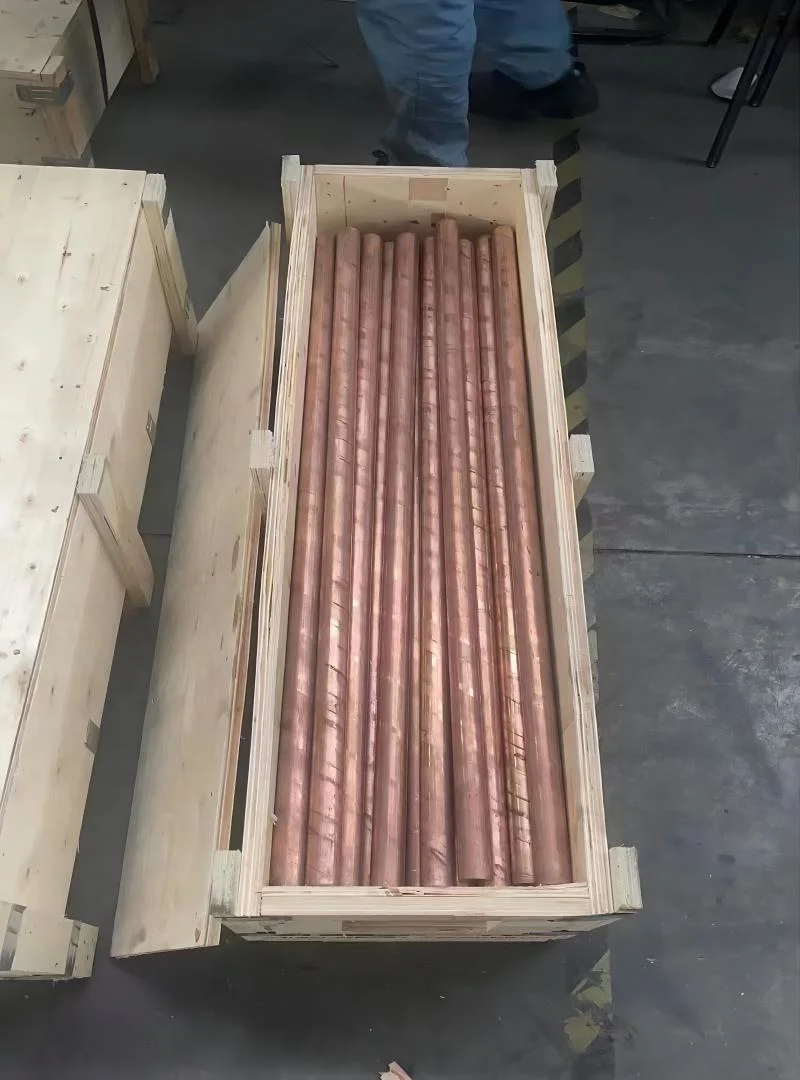 Professional Copper Rod Manufacturer T1 T2 10mm C11000 Cold Rolled Copper Rods