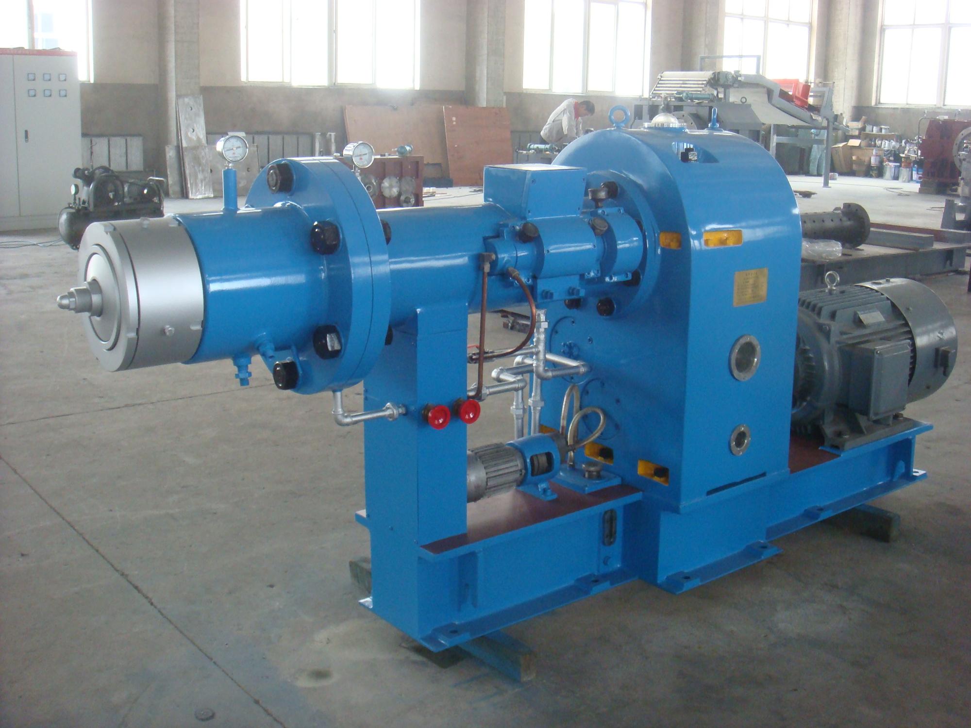 Energy Saving 90mm Hot Feed and Cold Feed Rubber Extruder Machine with Screw Diameter
