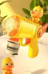 Unisex Fully Automatic 10 Hole Electric Bubble Blowing Toy for Children Cartoon