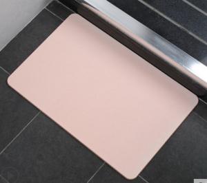 China Customizable 24x38 Inch Diatomite Bath Mat Pet Friendly wholesale