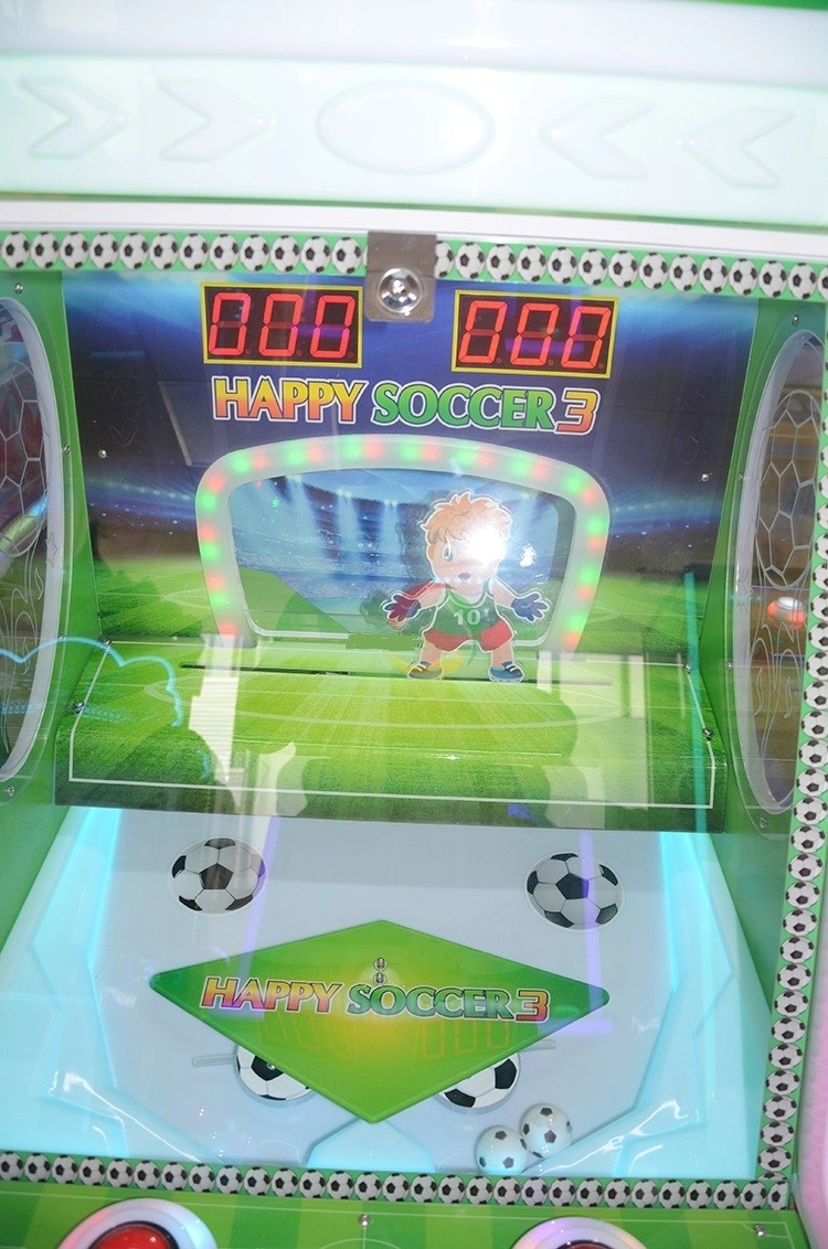 Happy Football / Soccer Video Shooting Arcade Game Machine For Playground