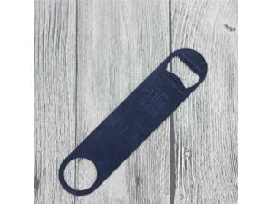 China Color Painted Black Stainless Steel Bar Blade Bottle Opener,Unique long stainless steel bar blade beer bottle opener wholesale