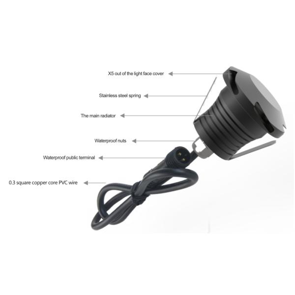 IP67 LED Outdoor Led Floor Lights Side Lamp Dimming