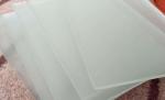 Frosted Clear Acid Etched Glass For Home Hotel Bathroom Doors